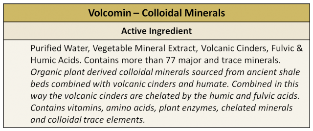 Volcomin Colloidal Minerals